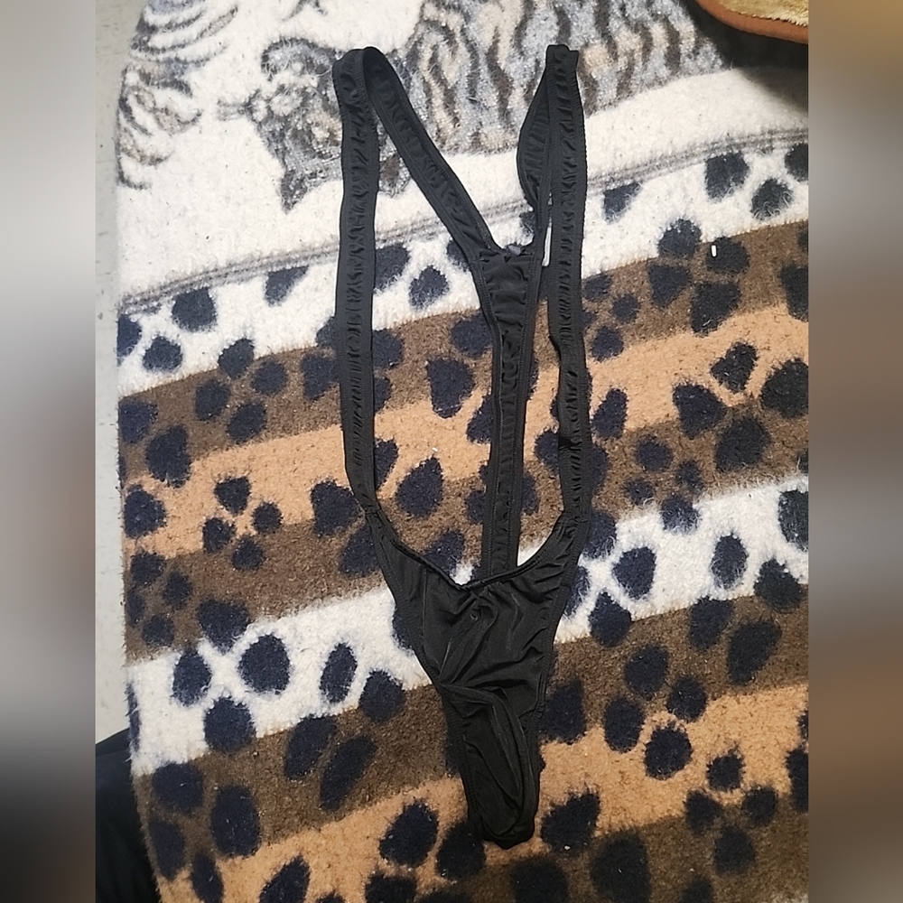 Singlet Underwear Lingerie Bodysuit Jumpsuit Sz XL Gay Intrest black Color